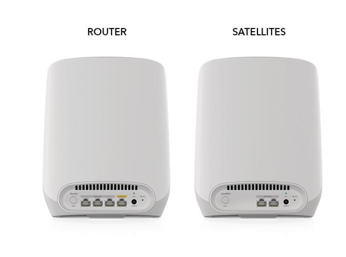 Netgear AX5400 WiFi Mesh System RBK763S Orbi Tri-band WiFi 6 Mesh System, Router + 2 Satellites Netgear AX5400 WiFi Mesh System RBK763S Orbi Tri-band WiFi 6 Mesh System, Router + 2 Satellites